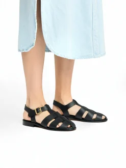 Best Amelia Fisherman Sandal Vachetta Leather Women Sandals