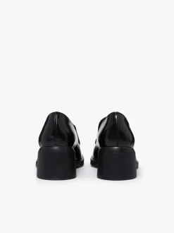 Anna Venetian Loafer Heels Leather Women Penny Loafers