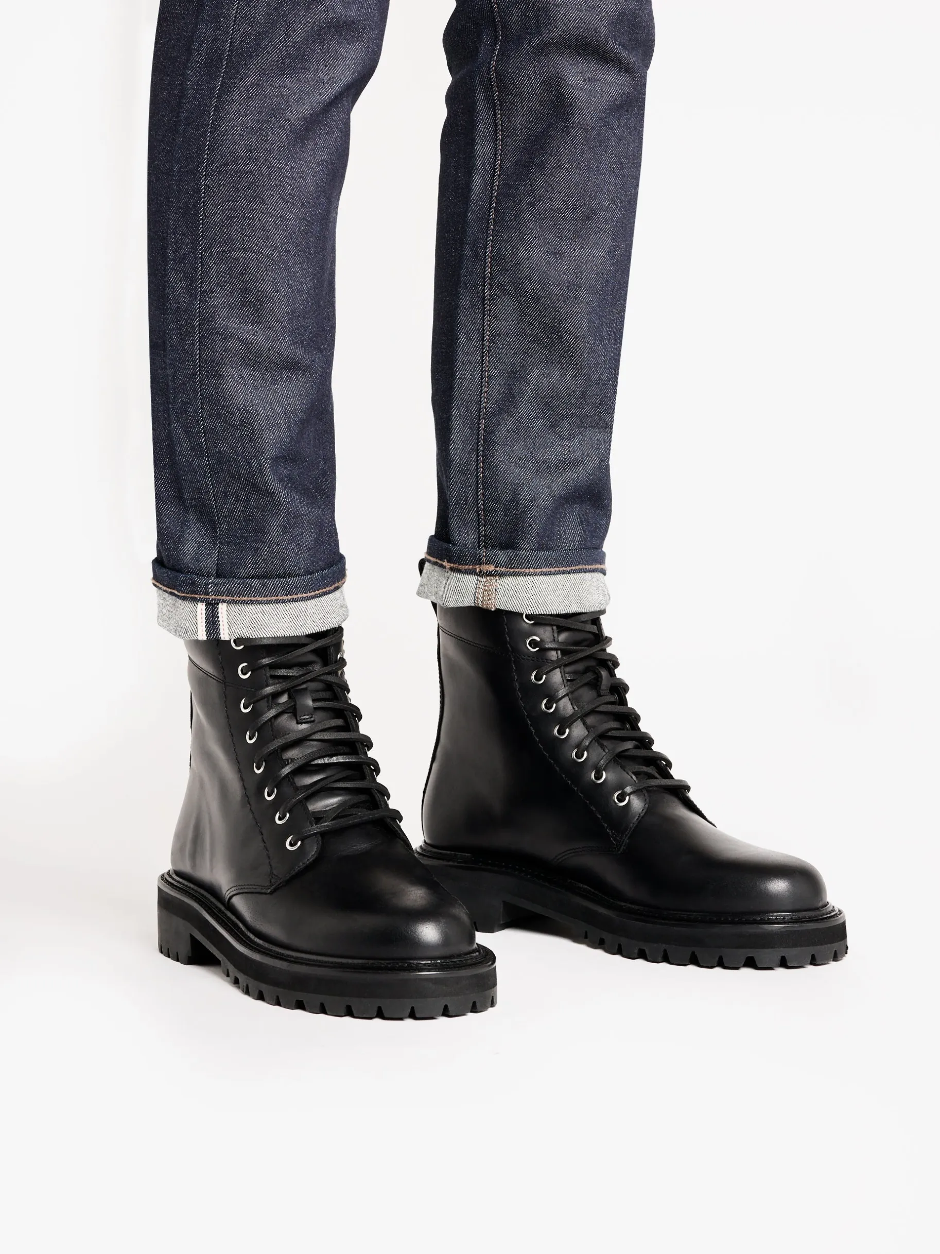 Online Benson Combat Boots Leather Boots & Moccasins