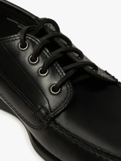 Sale Camp Moc Jackman Black Leather Boots & Moccasins