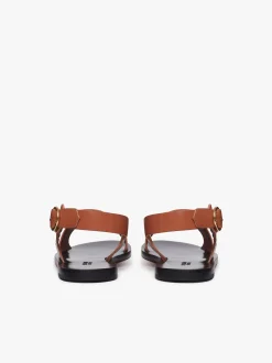 Hot Cross Strap Sandals Leather Women Sandals