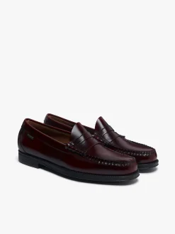 New Easy Weejuns Larson Flag Penny Loafers leather Penny Loafers