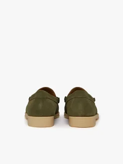 Outlet Easy Weejuns Larson Penny Loafers Light Suede Penny Loafers