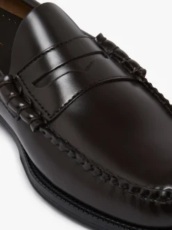 Best Easy Weejuns Larson Penny Loafers Chocolate Leather Penny Loafers