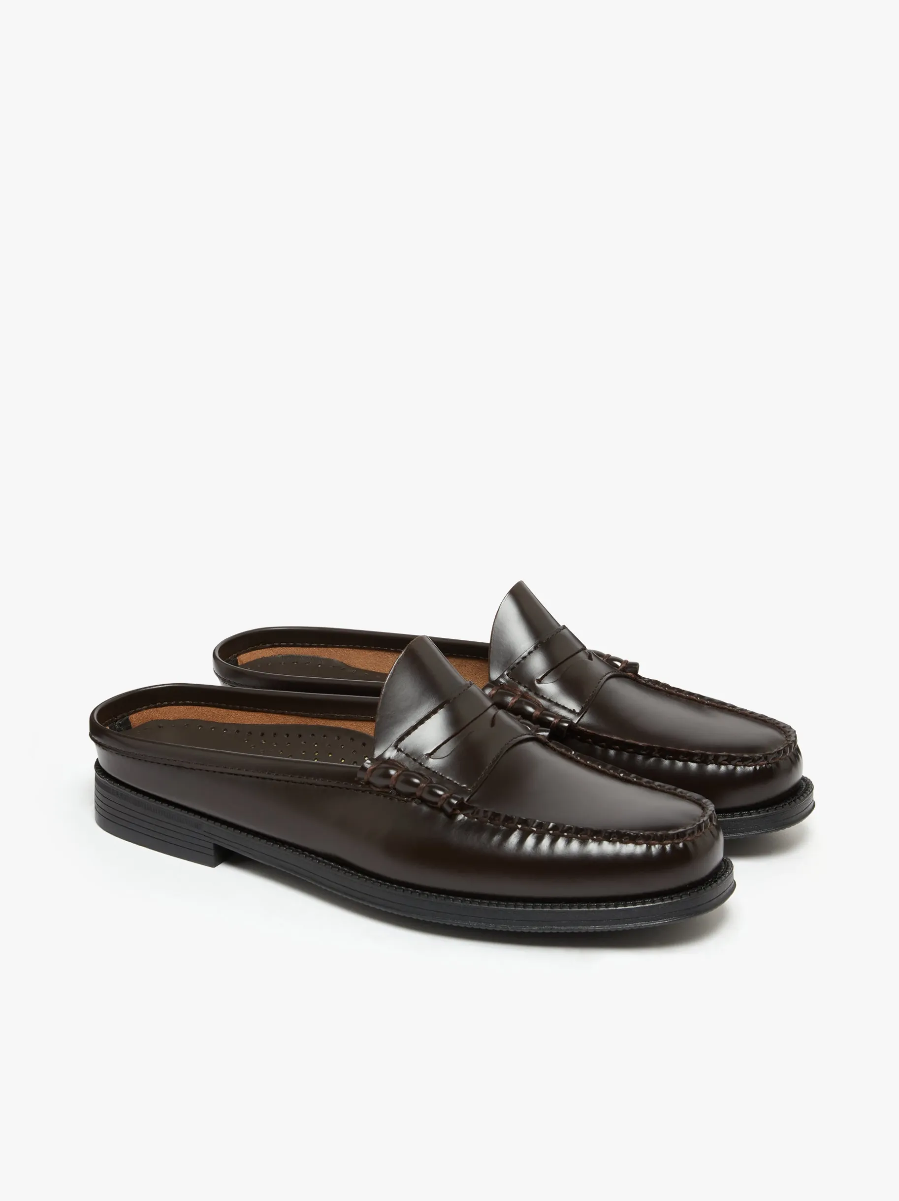 Outlet Easy Weejuns Larson Penny Slides brown Easy Weejuns