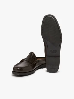 Outlet Easy Weejuns Larson Penny Slides brown Easy Weejuns