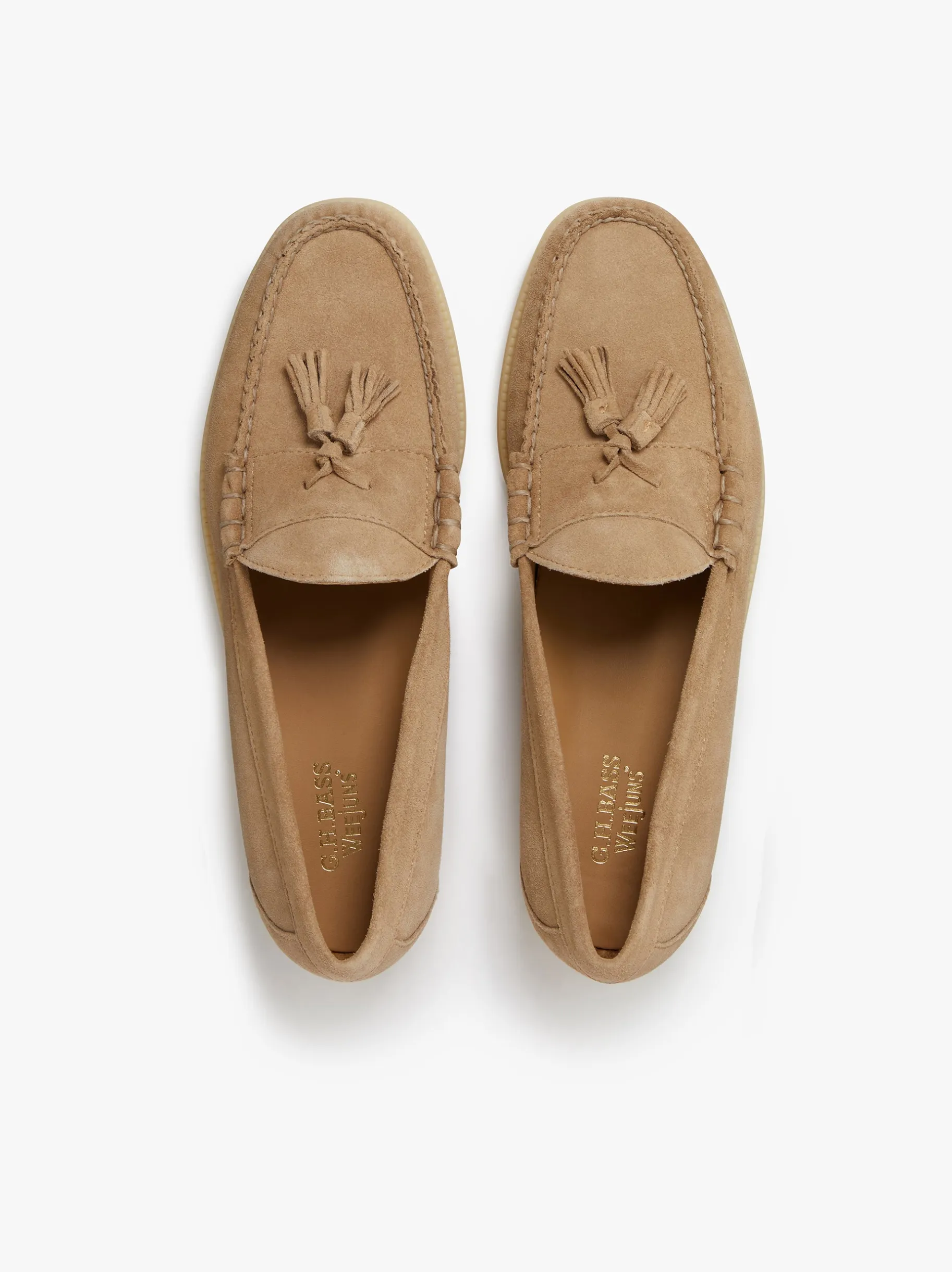 Sale Easy Weejuns Lennox Tassel Loafers Suede Penny Loafers