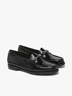 Outlet Easy Weejuns Penny Lianna Horsebit Loafers Black Patent Leather Women Penny Loafers