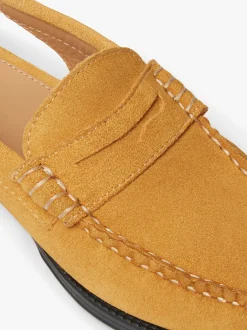 Best Easy Weejuns Whitney Slingback Loafers Suede Women Penny Loafers