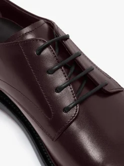 Online Franklin Derby Wine Leather Derbys & Lace Ups