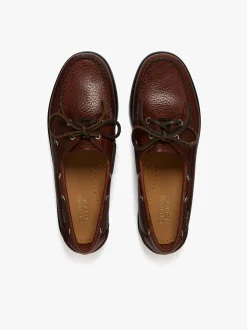 Sale Jetty II 2 Eye Boat Shoes Tumbled Leather Boat Shoes