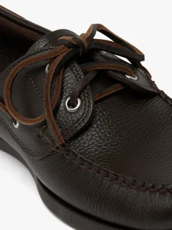 Sale Jetty II 2 Eye Boat Shoes Tumbled Leather Boat Shoes