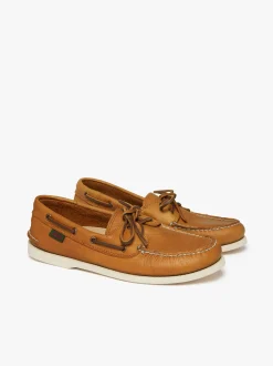 Outlet Jetty III 2 Eye Boat Shoes Textured Leather Boots & Moccasins