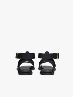Outlet Marina Ankle Strap Sandal Leather Women Sandals