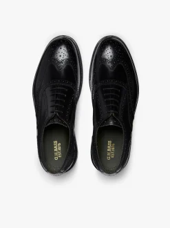 Online Monogram Double Brogue Wingtip Leather Derbys & Lace Ups