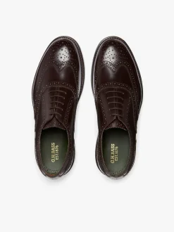 Discount Monogram Double Brogue Wingtip Leather Derbys & Lace Ups