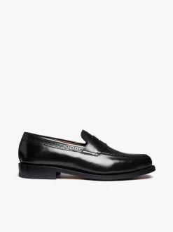 Monogram Loafers Leather Penny Loafers