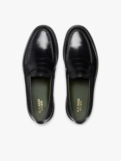 Monogram Loafers Leather Penny Loafers