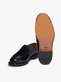 Monogram Loafers Leather Penny Loafers