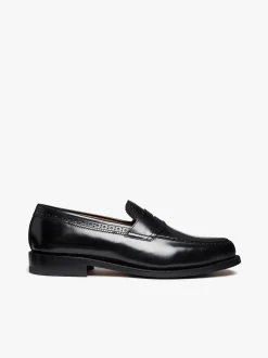 Monogram Loafers Leather Penny Loafers