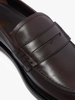 New Stanford Penny Loafers Burnished Leather Penny Loafers