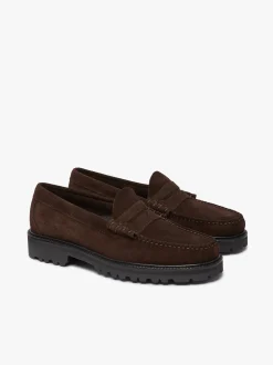 Outlet Weejuns Larson Lug Penny Loafers suede Penny Loafers