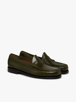 Online Weejuns Larson Penny Loafers green leather Penny Loafers