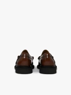 New Weejuns Larson Step Penny Loafers Mid brown leather Penny Loafers