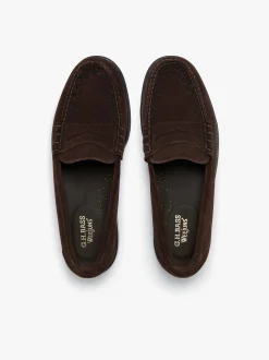 Sale Weejuns Larson Weave Loafers Suede Penny Loafers