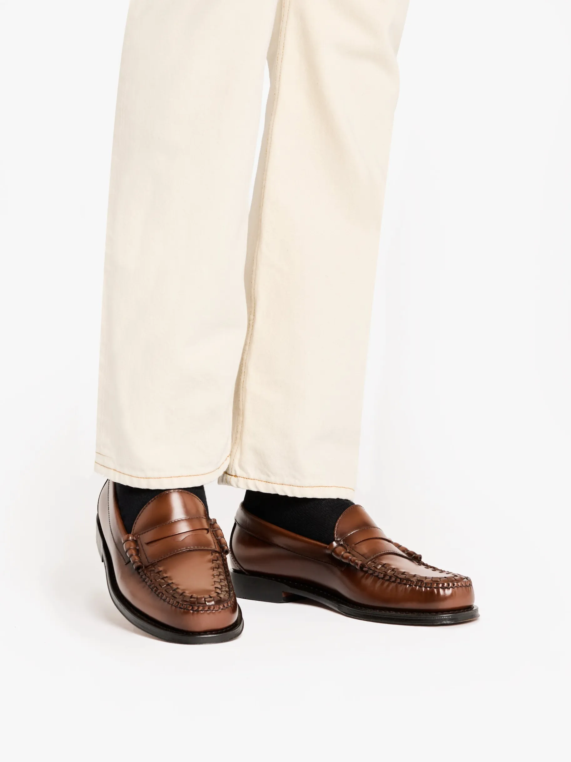 Best Weejuns Larson Weave Loafers leather Penny Loafers