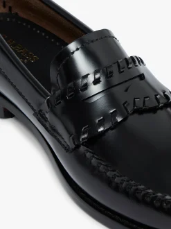 Discount Weejuns Lola Whipstitch Loafers Leather Women Penny Loafers