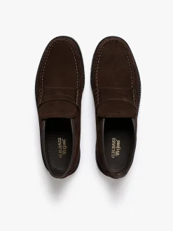 Weejuns Lug Boots Chocolate Suede Boots & Moccasins