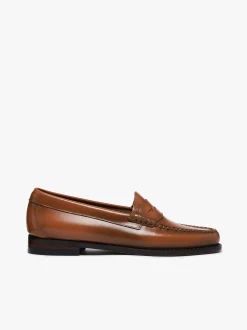 Weejuns Penny Loafers Bombay Brown Leather Women Penny Loafers