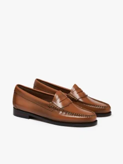 Weejuns Penny Loafers Bombay Brown Leather Women Penny Loafers