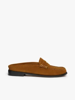 Online Weejuns Penny Slides suede Women Penny Loafers