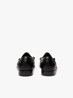 New Weejuns Reigning Champ Larson Penny Loafers Black and white leather Penny Loafers