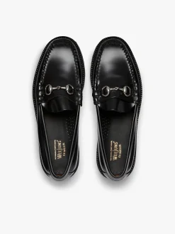 Hot Weejuns 90s Lincoln Horsebit Loafers Black Leather Chunky Loafers