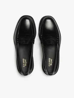 Outlet Weejuns Step Larson Penny Loafers Leather Penny Loafers