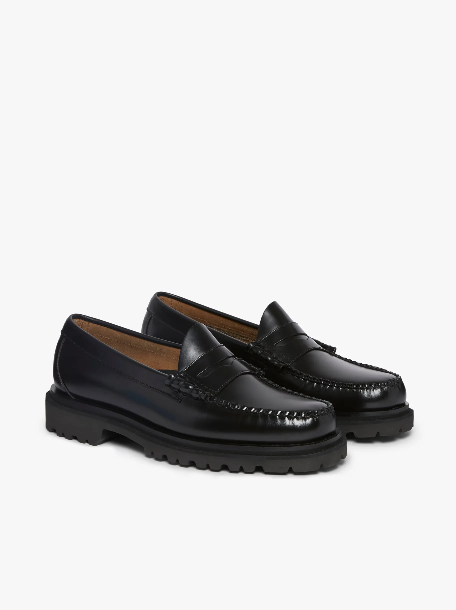 Outlet Weejuns Step-Lug Larson Penny Loafers Leather Penny Loafers