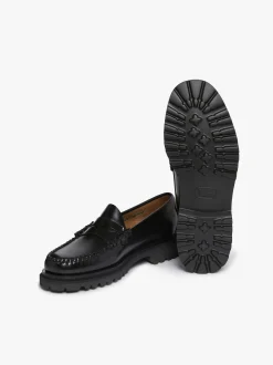 Outlet Weejuns Step-Lug Larson Penny Loafers Leather Penny Loafers