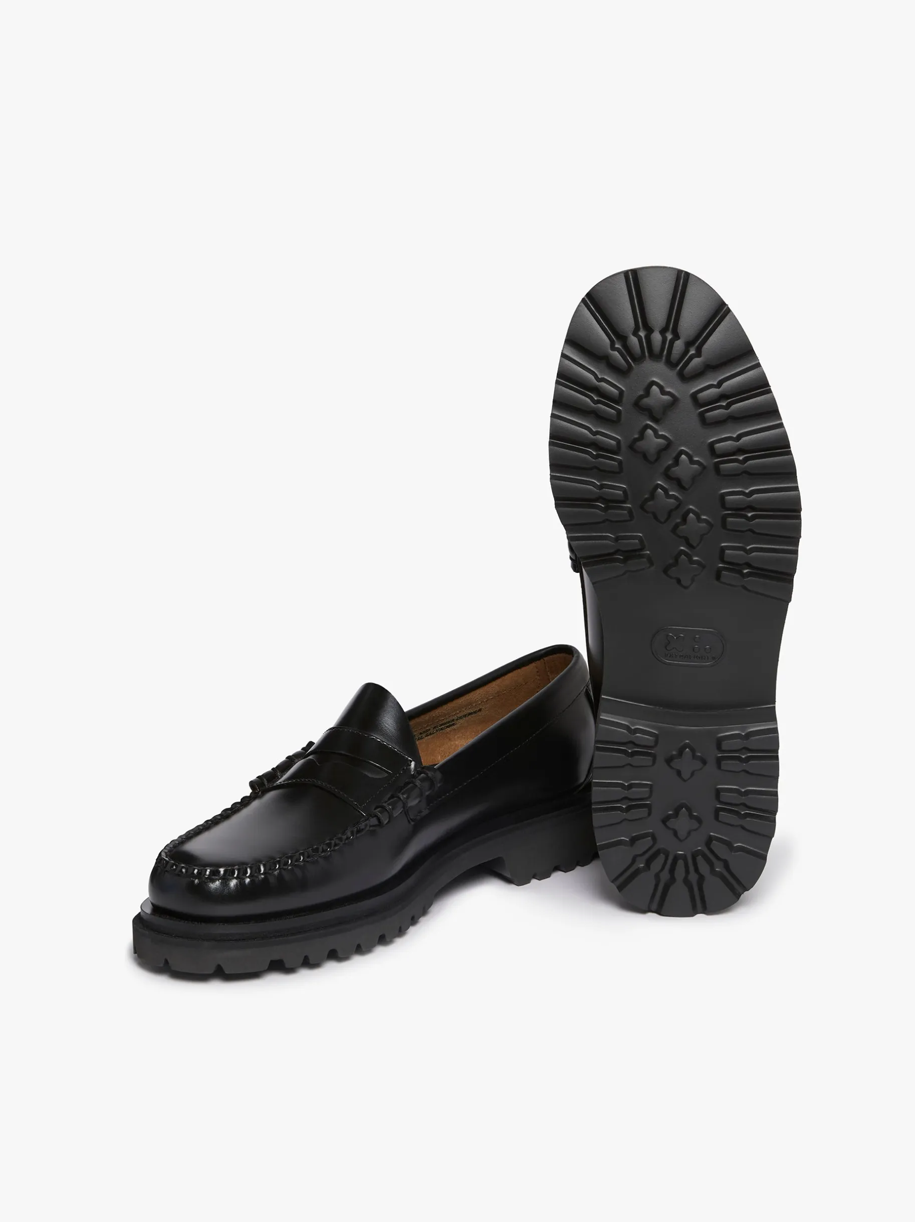 Outlet Weejuns Step-Lug Larson Penny Loafers Leather Penny Loafers
