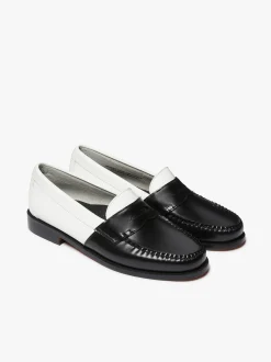 Best Weejuns Two Tone Penny Loafers Leather Women Penny Loafers
