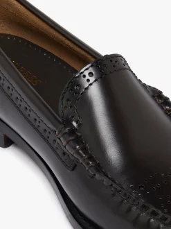 Sale Weejuns Venetian Brogue Loafers leather Women Penny Loafers