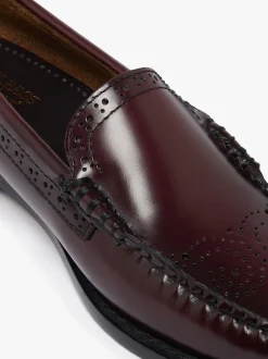 Best Weejuns Venetian Brogue Loafers Leather Women Penny Loafers